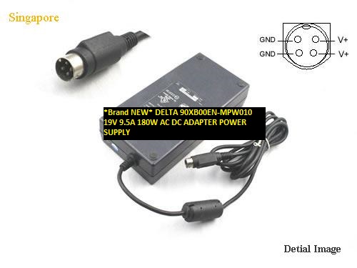 *Brand NEW* DELTA 90XB00EN-MPW010 19V 9.5A 180W AC DC ADAPTER POWER SUPPLY - Click Image to Close